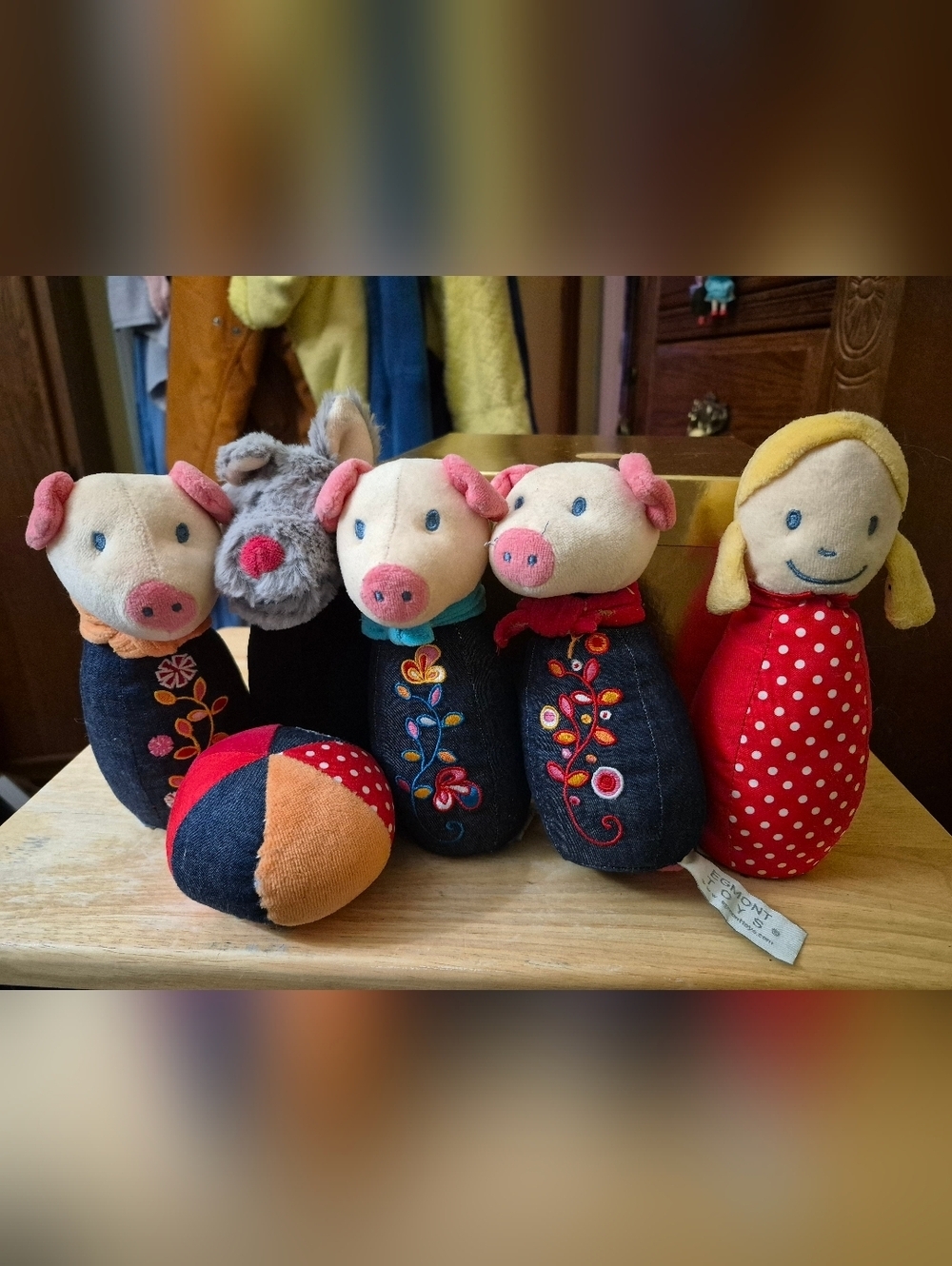 Egmont Toys Little Red Riding Hood Bowling Set